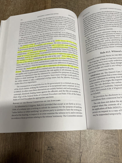 Federal Rules of Evidence Handbook ((2024 -25 Edition) Carolina Academic Press)