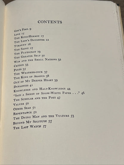 The Forerunner His Parables and  Poems Kahlil Gibran 14th Printing 1965