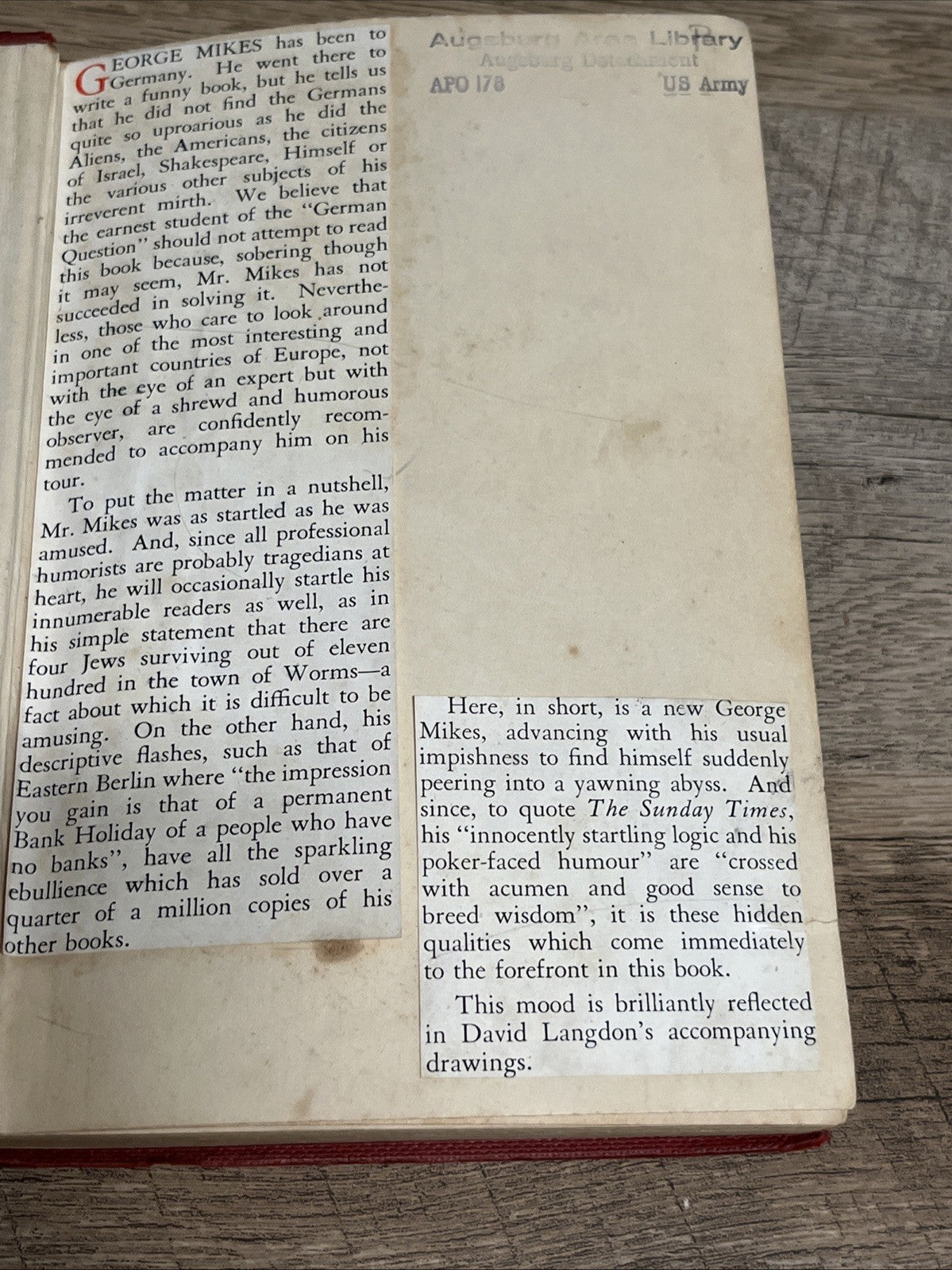 Uber Alles: Germany Explored Ist Edition By George Mikes (1953) Allan Wingate