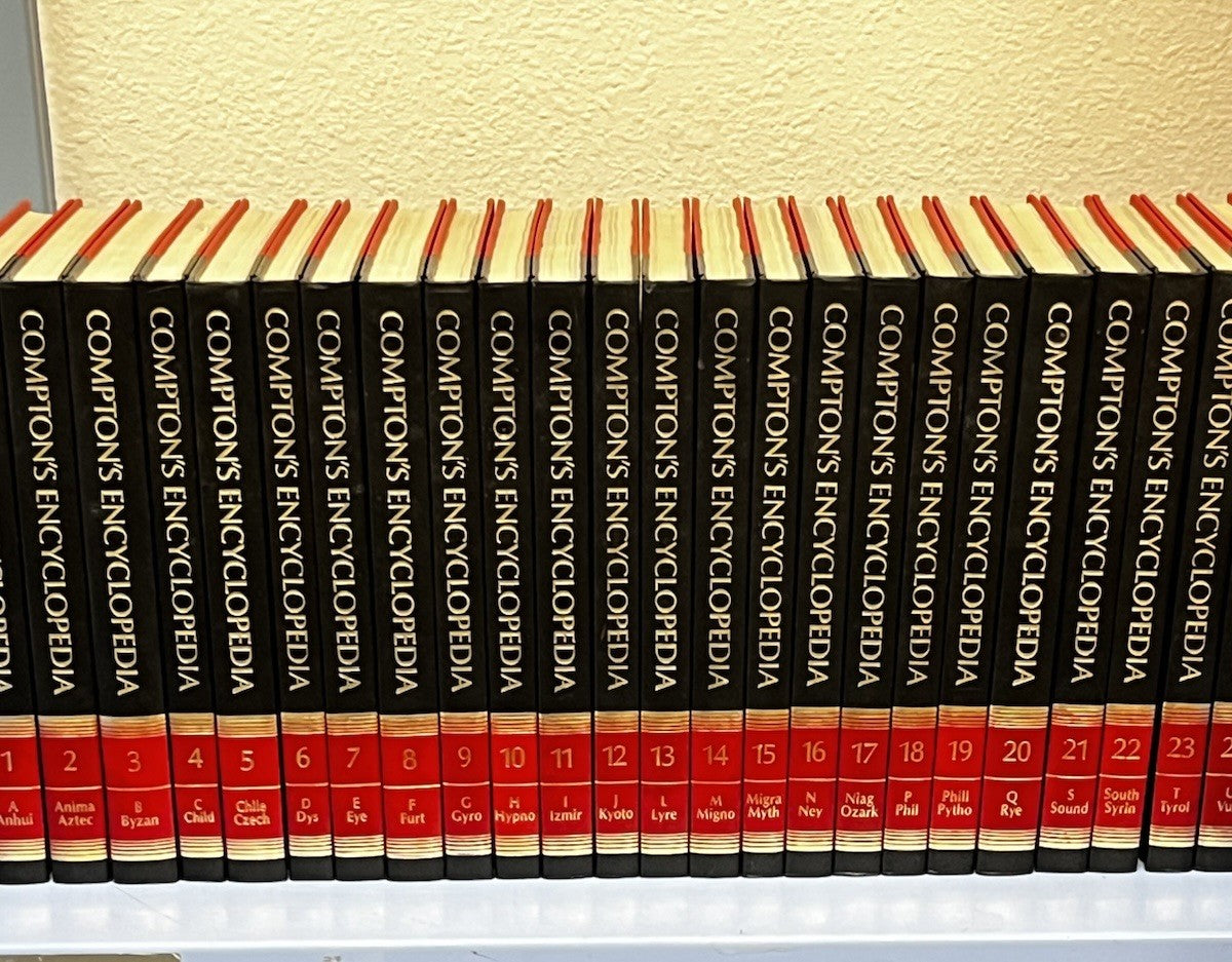 Compton's Encyclopedia 1986 Volumes 26 Complete Set