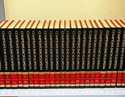 Compton's Encyclopedia 1986 Volumes 26 Complete Set