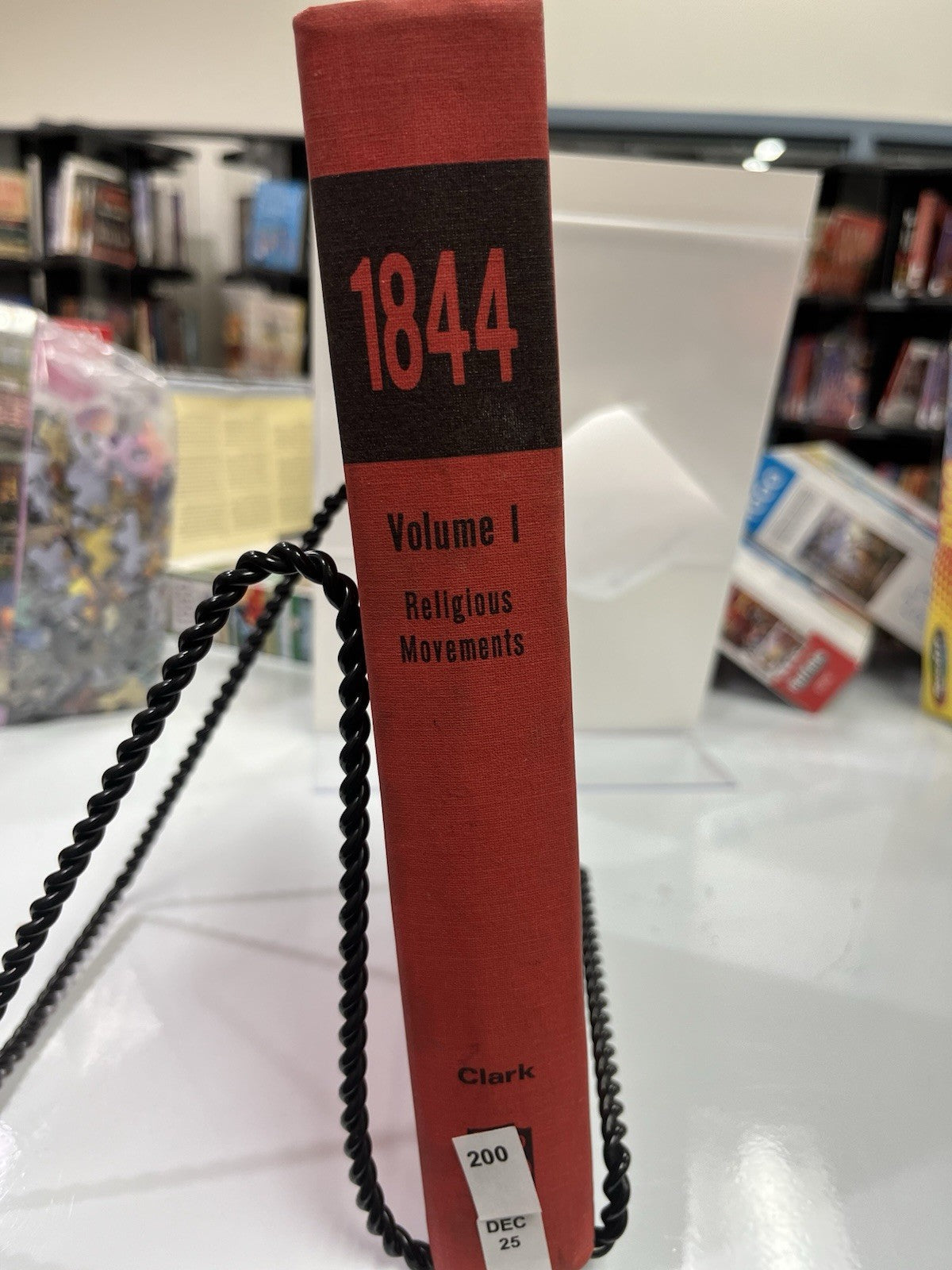 Religious Movements 1844 Volume 1 by Jerome L. Clark (1968)