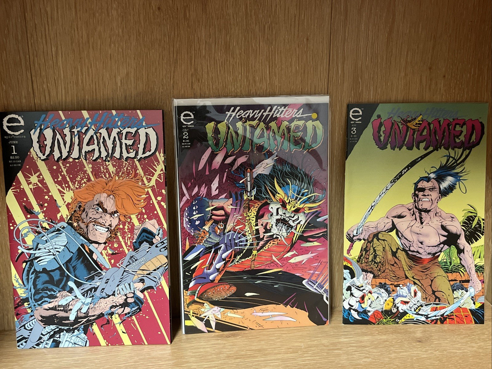 Untamed #1 #2Heavy Hitters Marvel Epic Comics 1993 HUGE Back Issue Sale LOOK!!!!