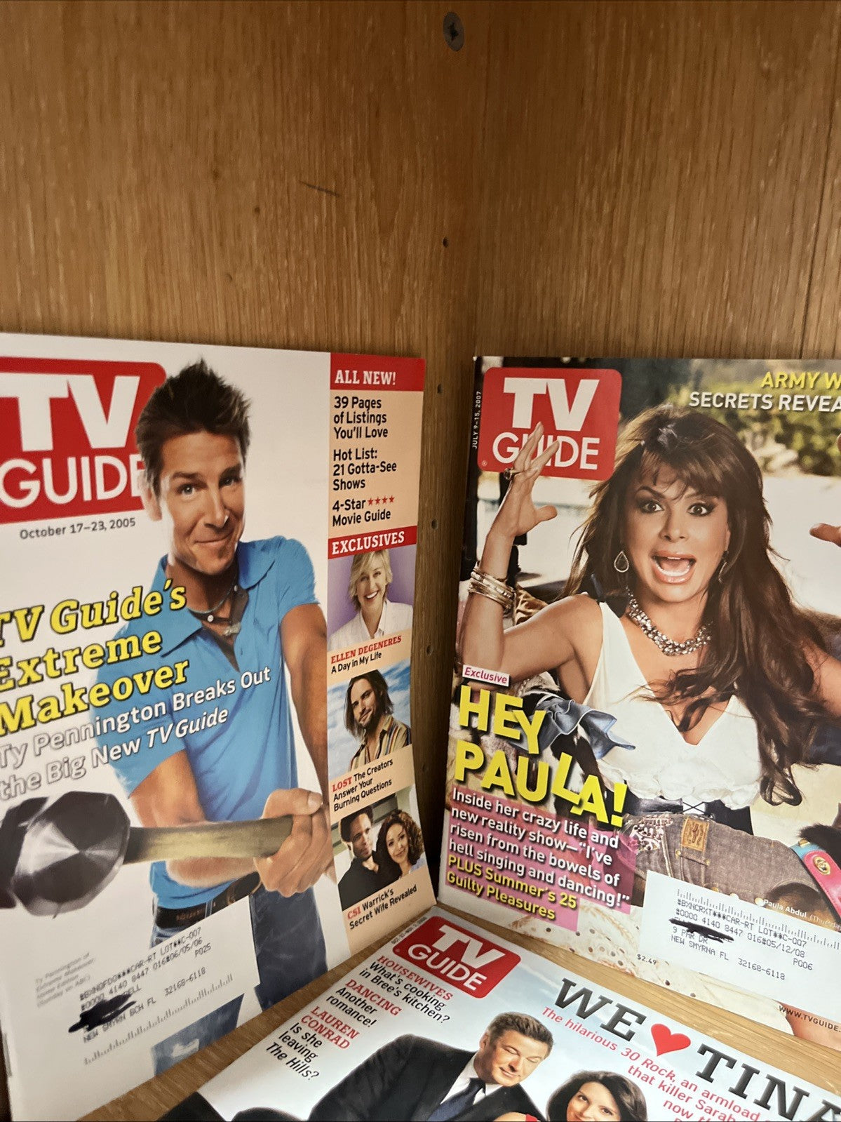 2000'S LOT OF 22 TV GUIDE MAGAZINES 2005 2006 2007  2008 2009 2010 2011