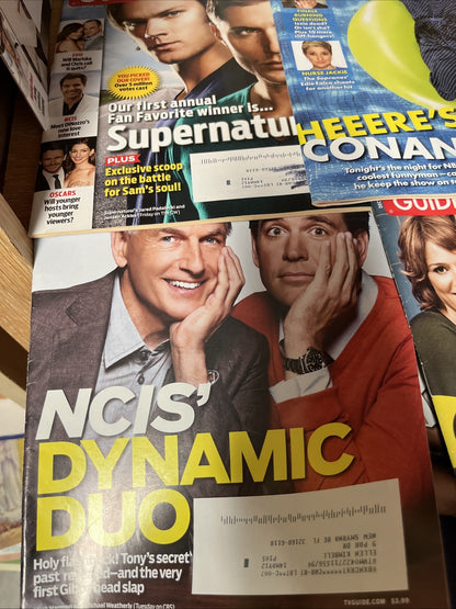 TV GUIDES LOT OF 22  MAGAZINES NCIS Dynamic Duo, Lost, Hot Bods! 2006 -2011