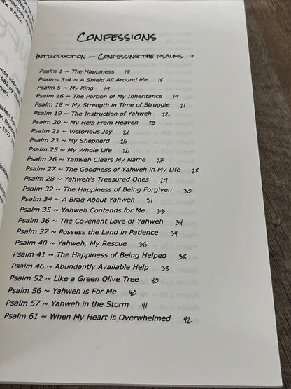 Personal Confessions from the Psalms: Prayers and Affirmations for a Life of ..