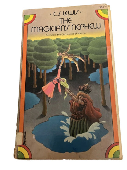 The Chronicles of Narnia Book CS Lewis 1, 2, 3, 5, & 6 Collier Books 1970s