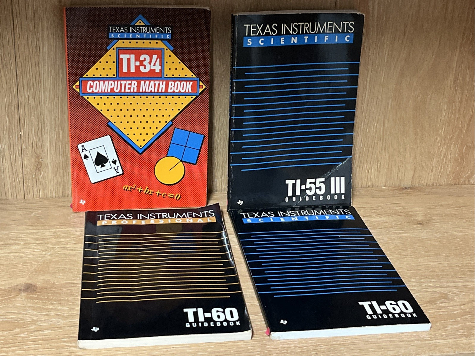 Texas Instruments Scientific TI-55 111/ TI-60/ TI-34 Comp Math Guide Book Manual