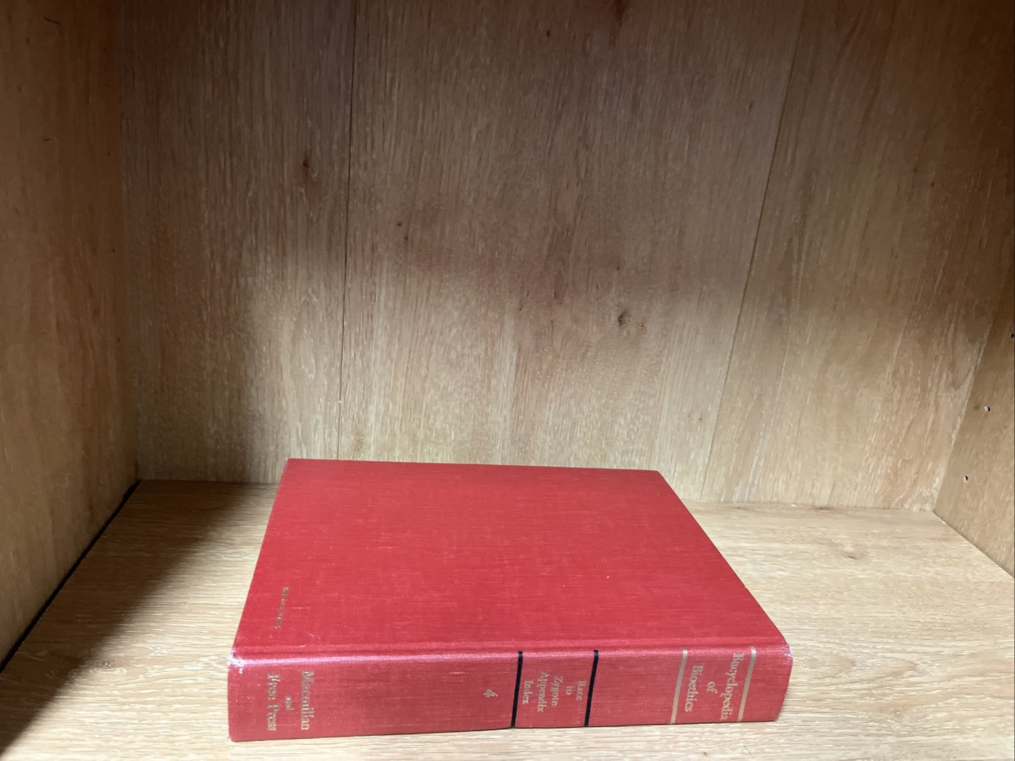 Encyclopedia Of Bioethics  Vol. 1  - 4 Medical Book,1978 1st Printing Ex-Library