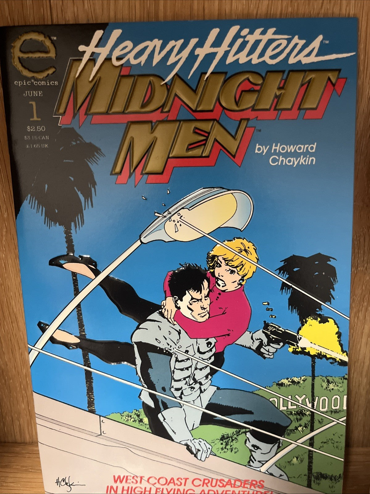 Heavy Hitters Midnight Men #1 #2 #3#4 #5 Marvel Epic Comics 1993 Howard Chaykin