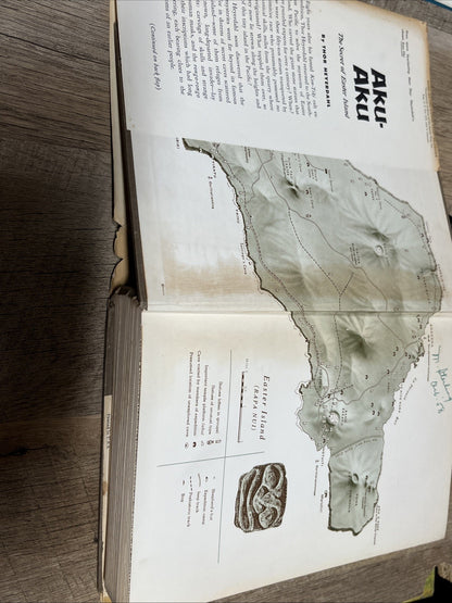 Thor Heyerdahl Aku-Aku First/1st Editions 1958