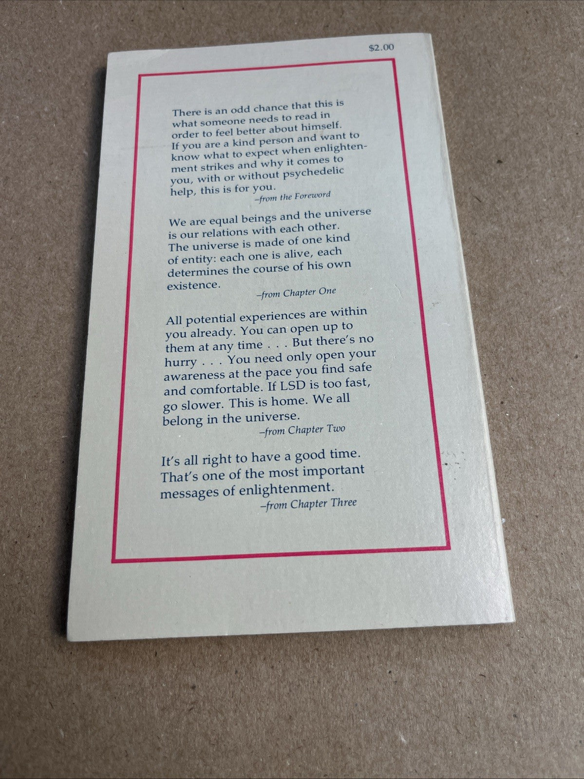 The Lazy Man's Guide to Enlightenment By Thaddeus Golas 1978
