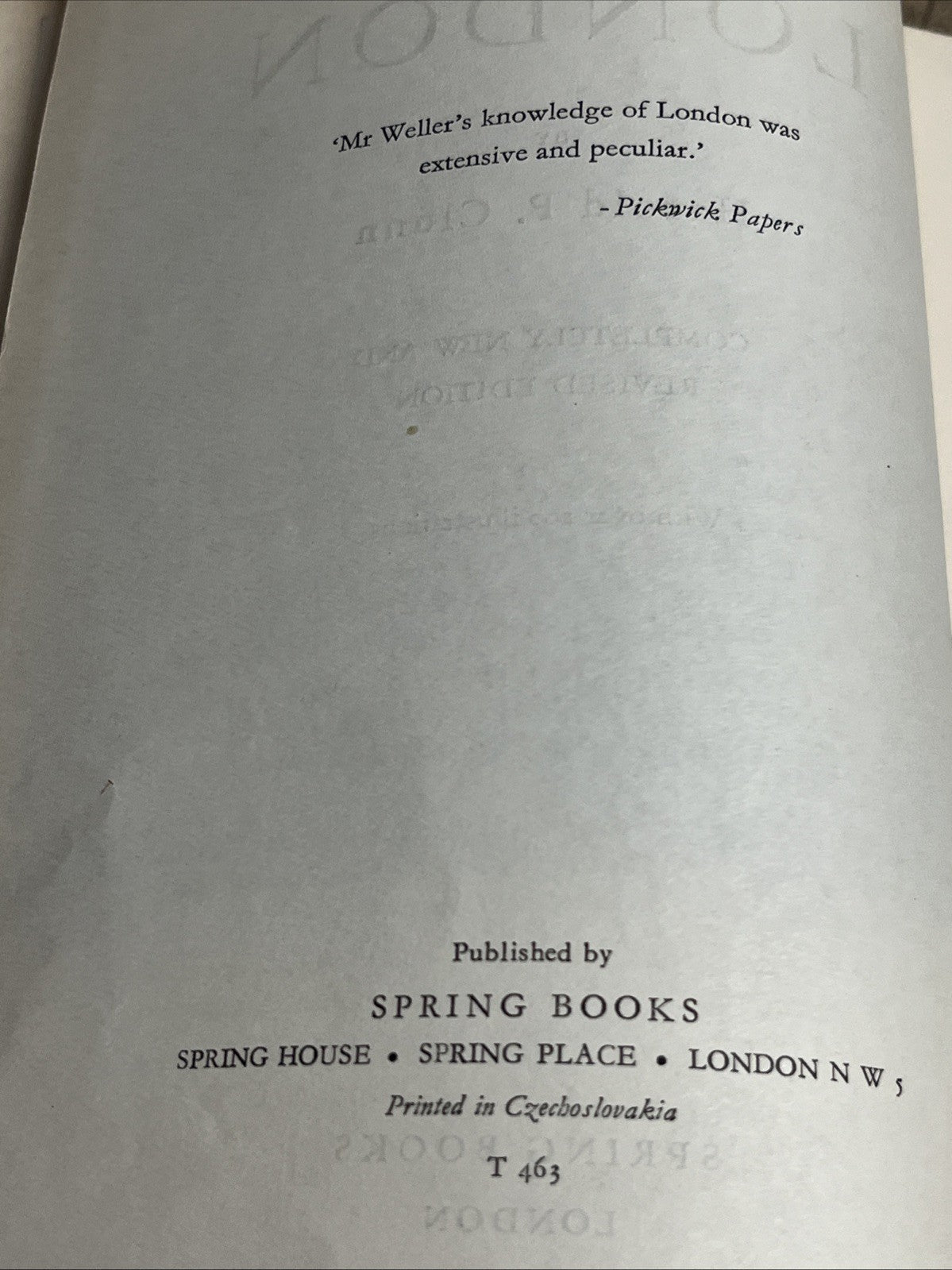 Harold P. Clunn THE FACE OF LONDON