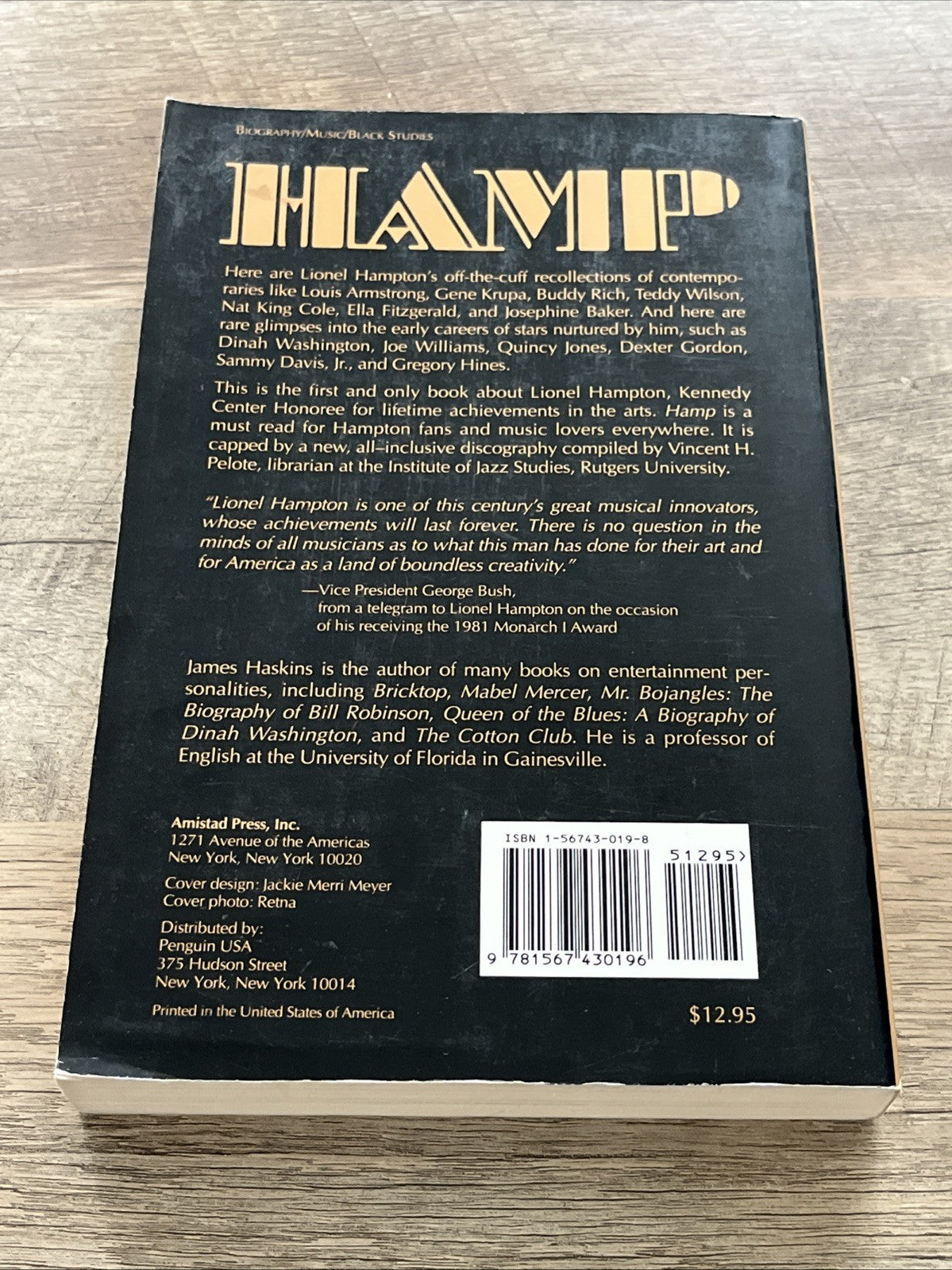 Hamp By Lionel Hampton With James Haskins 1993