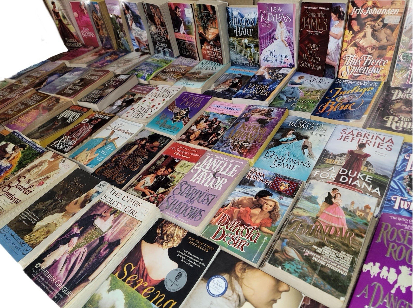 Lot of 15 Romance Novels Mass-Market Paperback PB Books