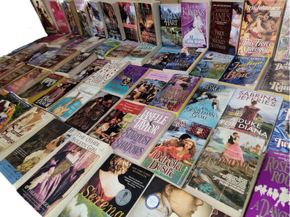 Lot of 15 Romance Novels Mass-Market Paperback PB Books