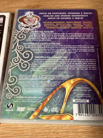 Portuges carnival dvd Rio De Janeiro , All Regions (DVD, 3 Discs)