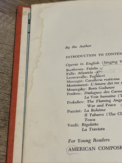 The Enjoyment Of Music By Joseph Machlis 1963 Hardcover W. W. Norton ; Ex Lib