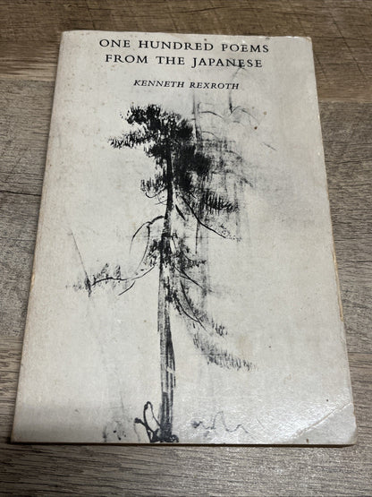 One Hundred Poems from Japanese by Kenneth Rexroth 1964