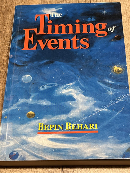 The Timings of Events 1st Edition Bepin Behari 2002
