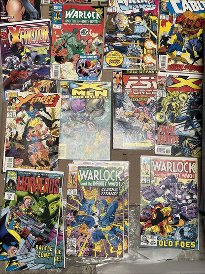 COMIC BOOK LOT Mixed 50 Marvel Comics-Ultimate/Thunder Strike Cable