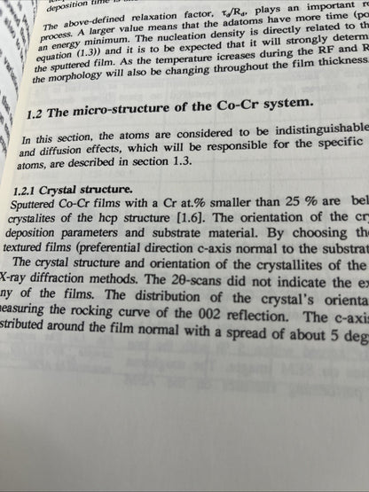 MAGNETIZATION DISTRIBUTION AT THE SURFACE OF Co-Cr FILMS: Magneto-Optical..