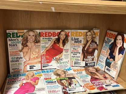 REDBOOK MAGAZINE Love Your Life Lot of 7 2007 - 2009 Mariah, Heidi, Trisha