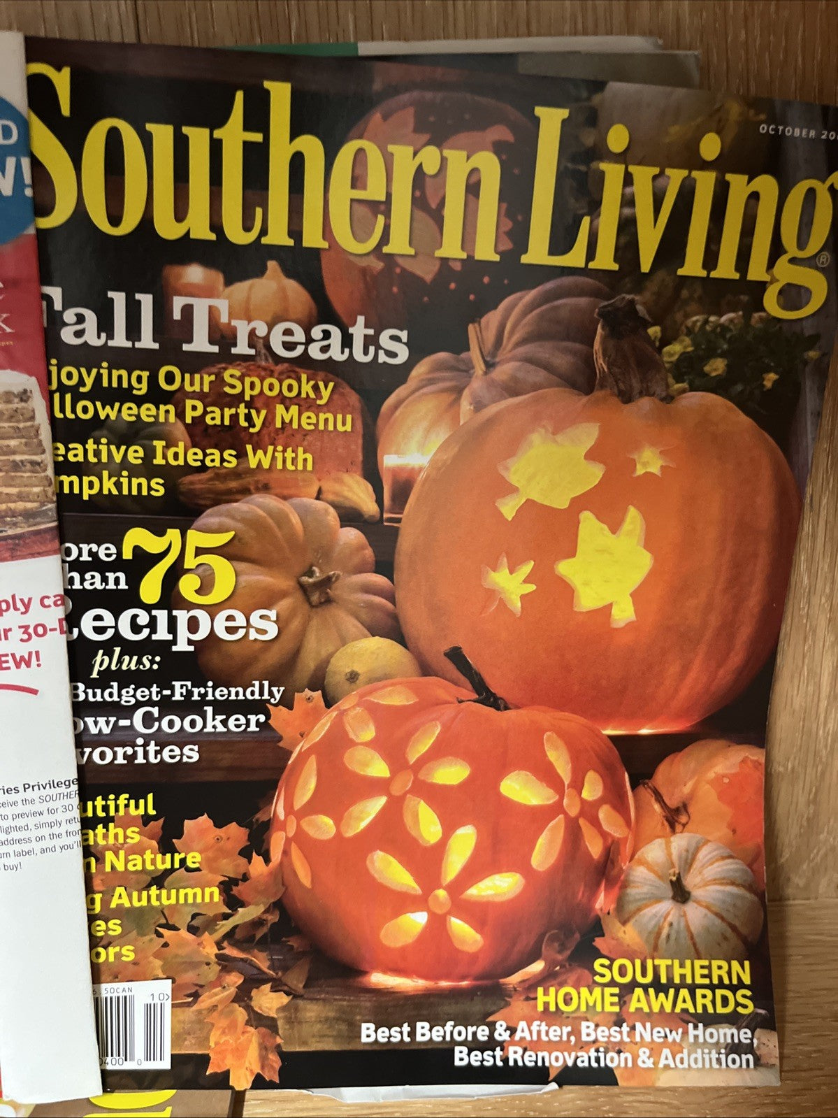 2008 southern living magazine lot  of 4 Holiday Halloween Cookies Desert Recipe