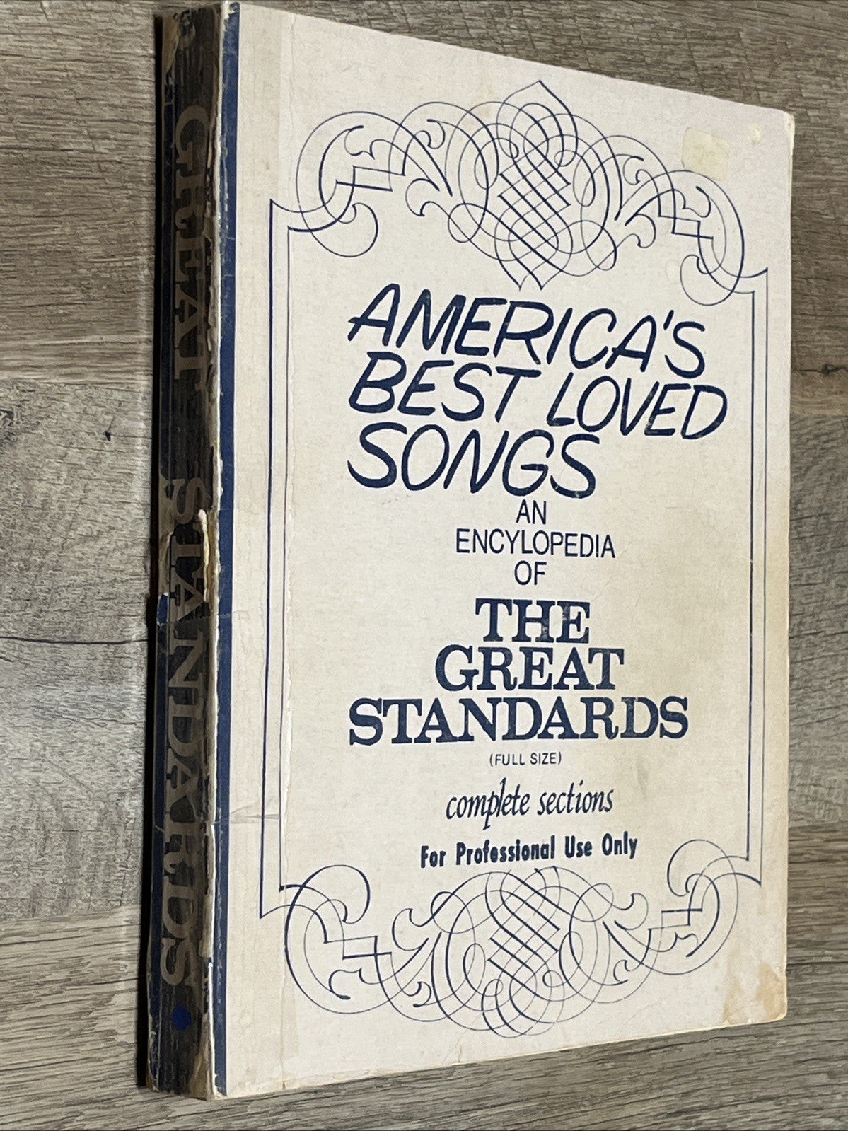 America's Best Loved Songs & Encyclopedia Great Standards Songbook Sheet Music