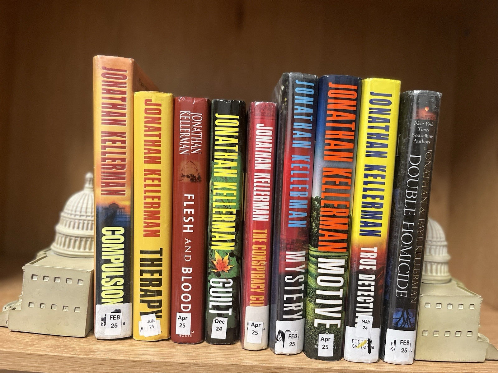 jonathan kellerman book lot 9 hardcover THRILLER Hardcover Books MIX