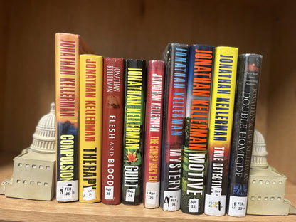 jonathan kellerman book lot 9 hardcover THRILLER Hardcover Books MIX