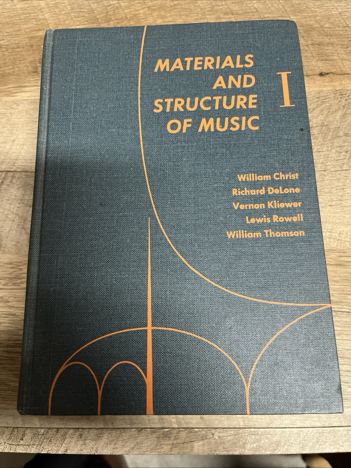 Materials and Structure of Music Vol.1 &2 First Edition William Christ 1966-1967