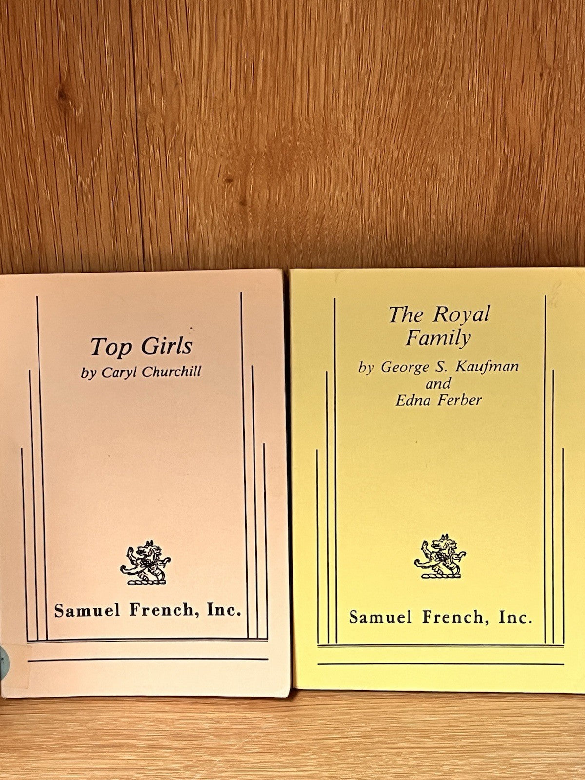 Lot of 4 Samuel French Plays - The Odd Couple| Vanities | Top Girls | Royal Fam