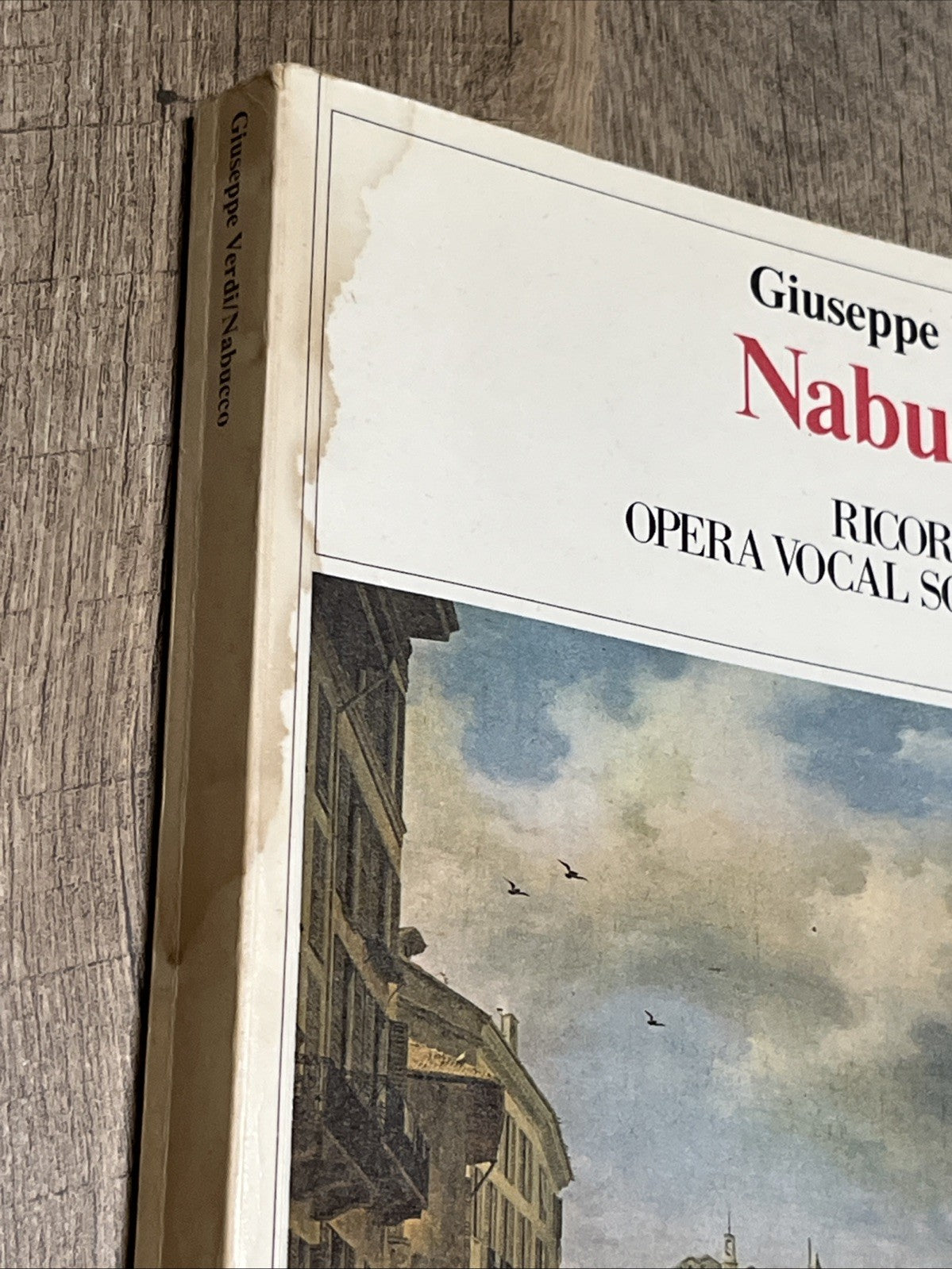 Nabucco: Ricordi Opera Vocal Score Series Giuseppe Verdi 1981 Paperback Ed