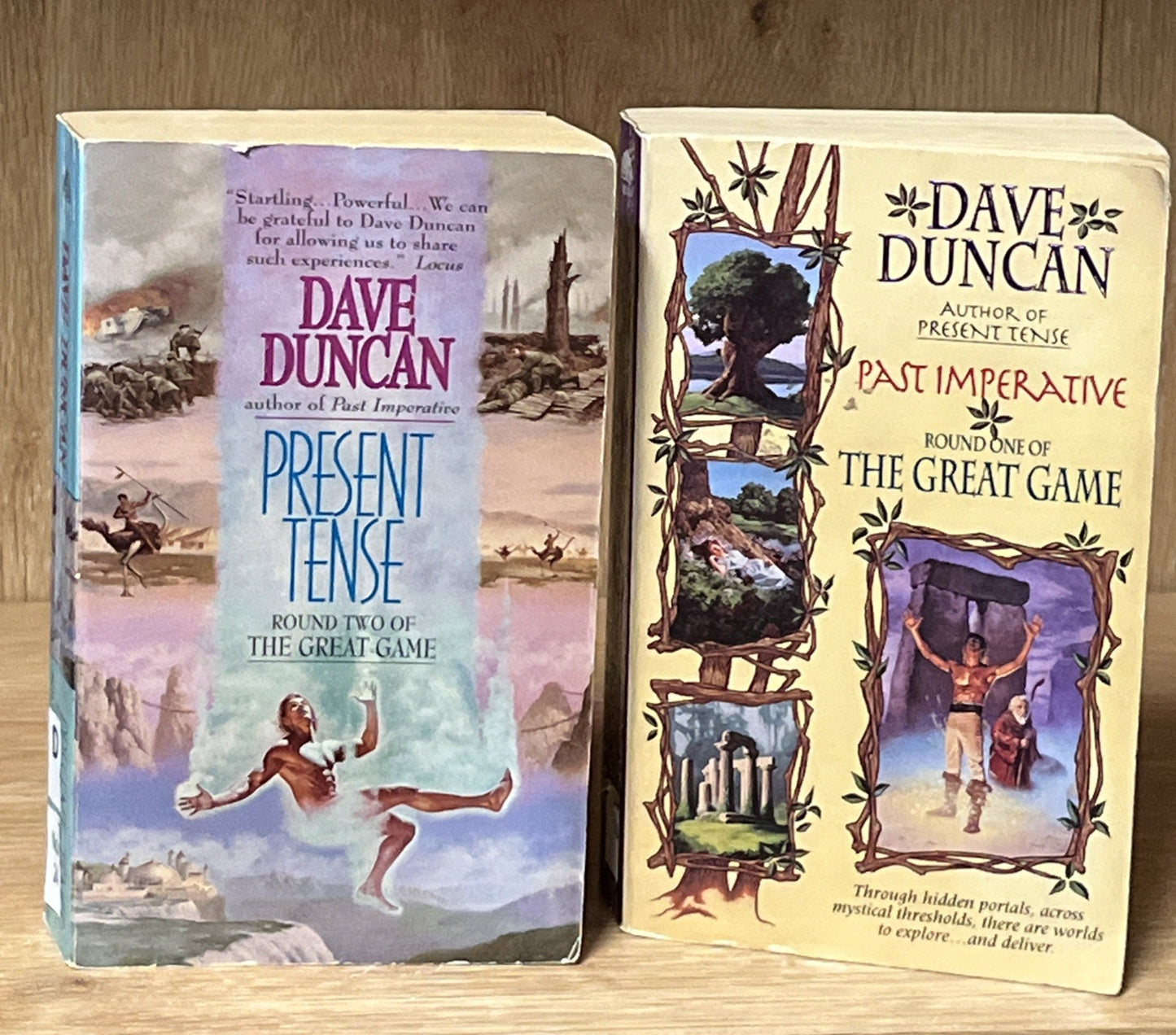 Dave Duncan Lot of 2 Present Tense $ Past Imperative Round 1 & 2 Of Great Game