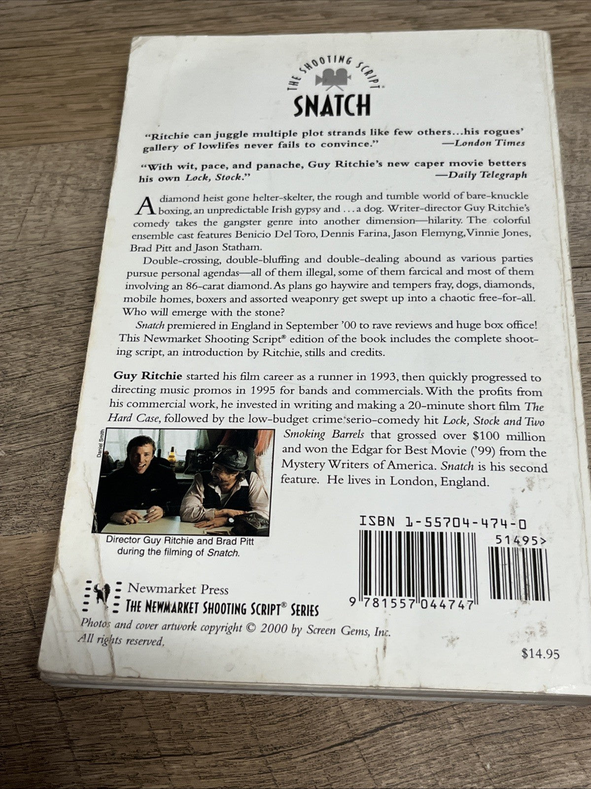 SNATCH: THE SHOOTING SCRIPT (NEWMARKET SHOOTING SCRIPT) By Guy Ritchie