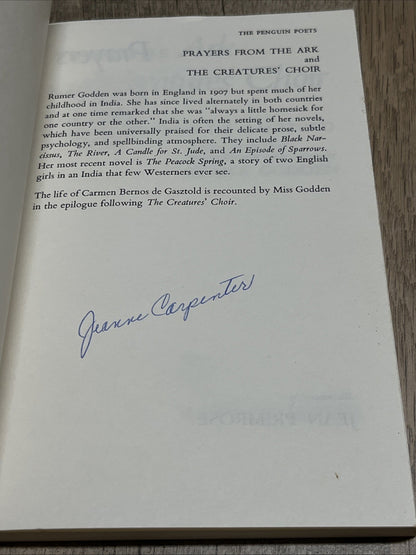 Prayers from the Ark and the Creatures' Choir by Carmen Bernos de Gasztold