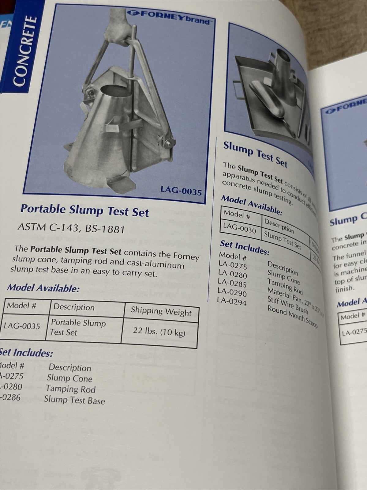 Forney Testing Apparatus and Supplies Catalog 1986