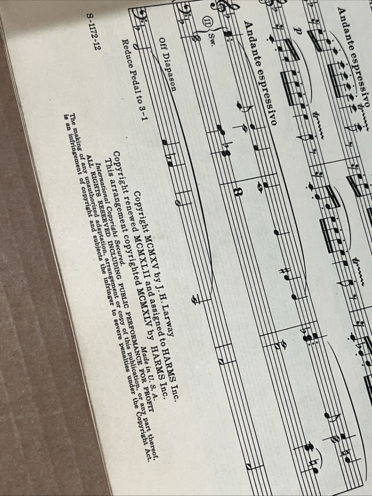 In a Monastery Garden Music by Albert W. Ketelbey VTG Sheet Music