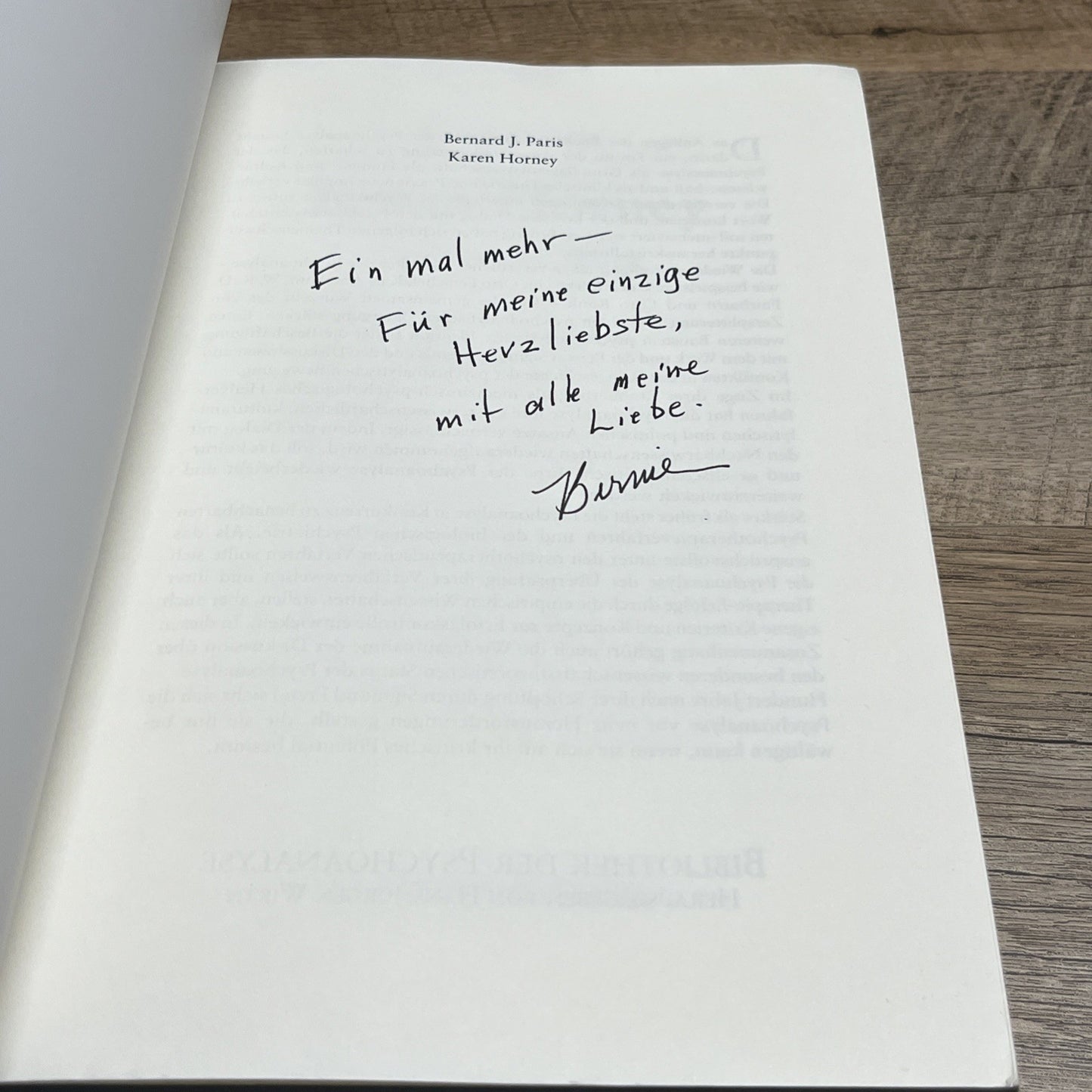 Bernard J. Paris Karen Horney: Leben und Werk (Bibliothek der Psychoanalyse)