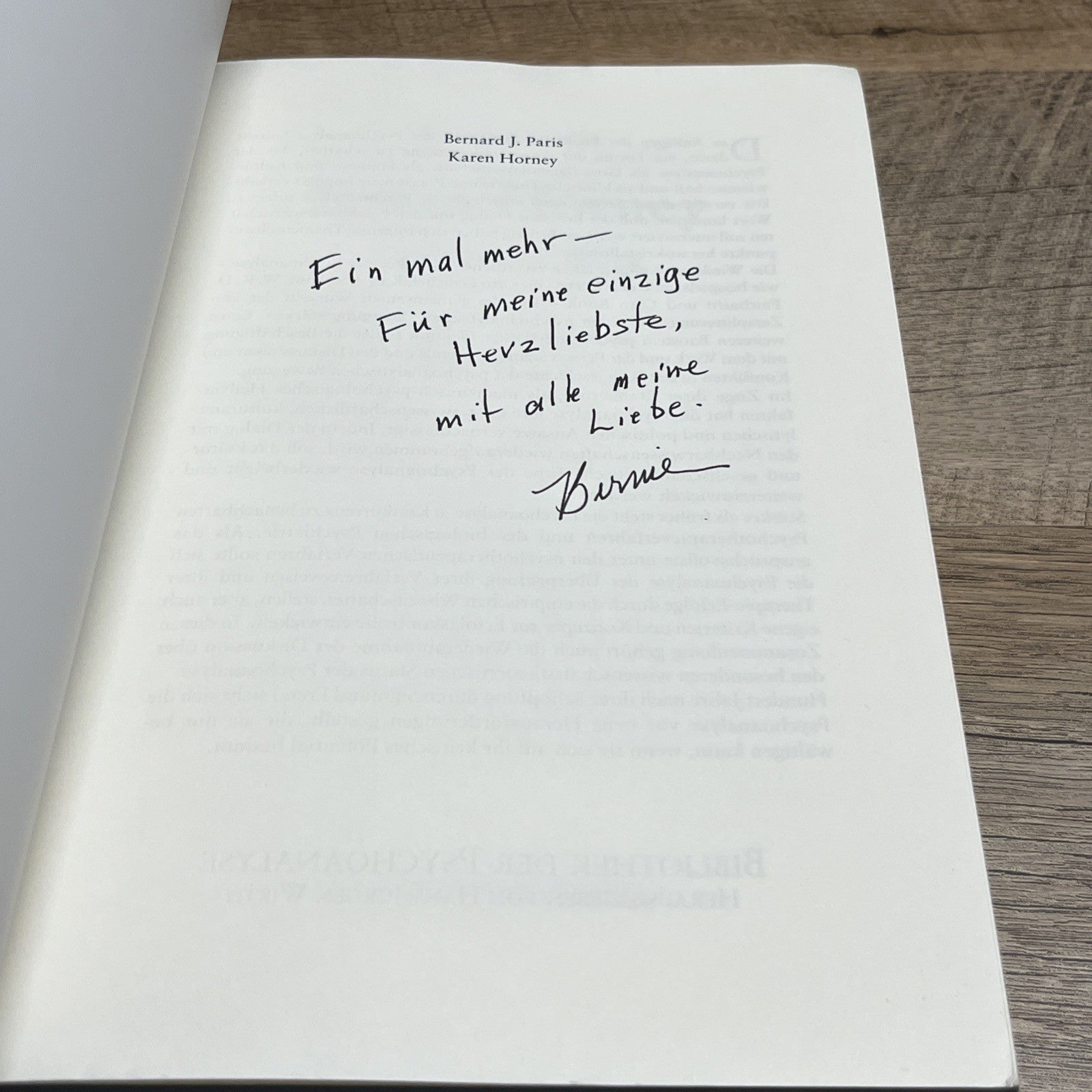 Bernard J. Paris Karen Horney: Leben und Werk (Bibliothek der Psychoanalyse)