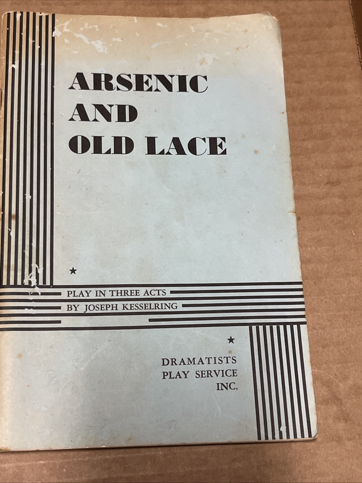 Dramatists  Play Service Lot of 2 Arsenic & Old Lace & The Dinning Room 1969 /82