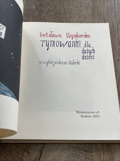 Rymowanki dla dużych dzieci (duzych) WISŁAWA SZYMBORSKA (WISLAWA) / a5