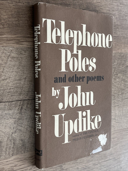 TELEPHONE POLES and other poems  by JOHN UPDIKE 1990