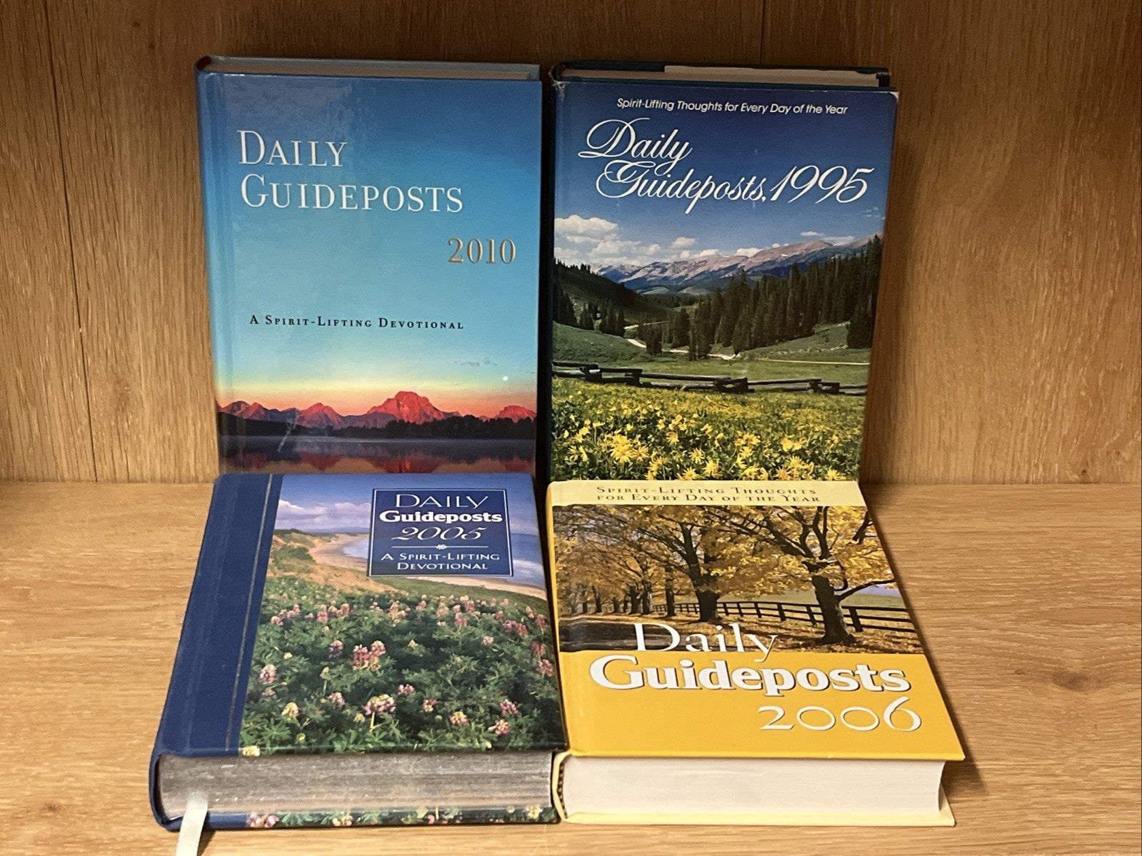 Daily Guideposts Lot 4 Books Hardcover 1995-2005~2006-2010