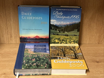 Daily Guideposts Lot 4 Books Hardcover 1995-2005~2006-2010