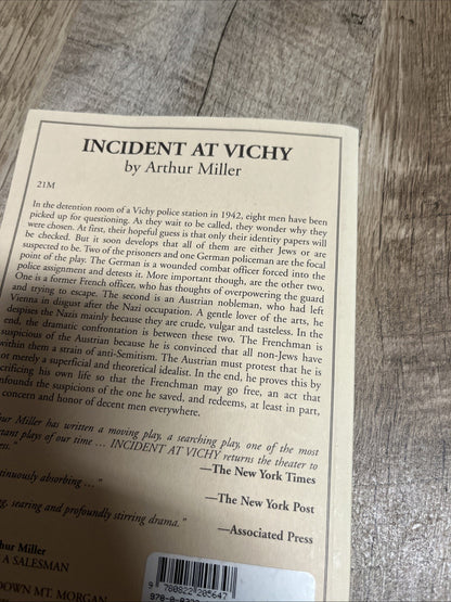 Incident At Vichy Arthur Miller 1994