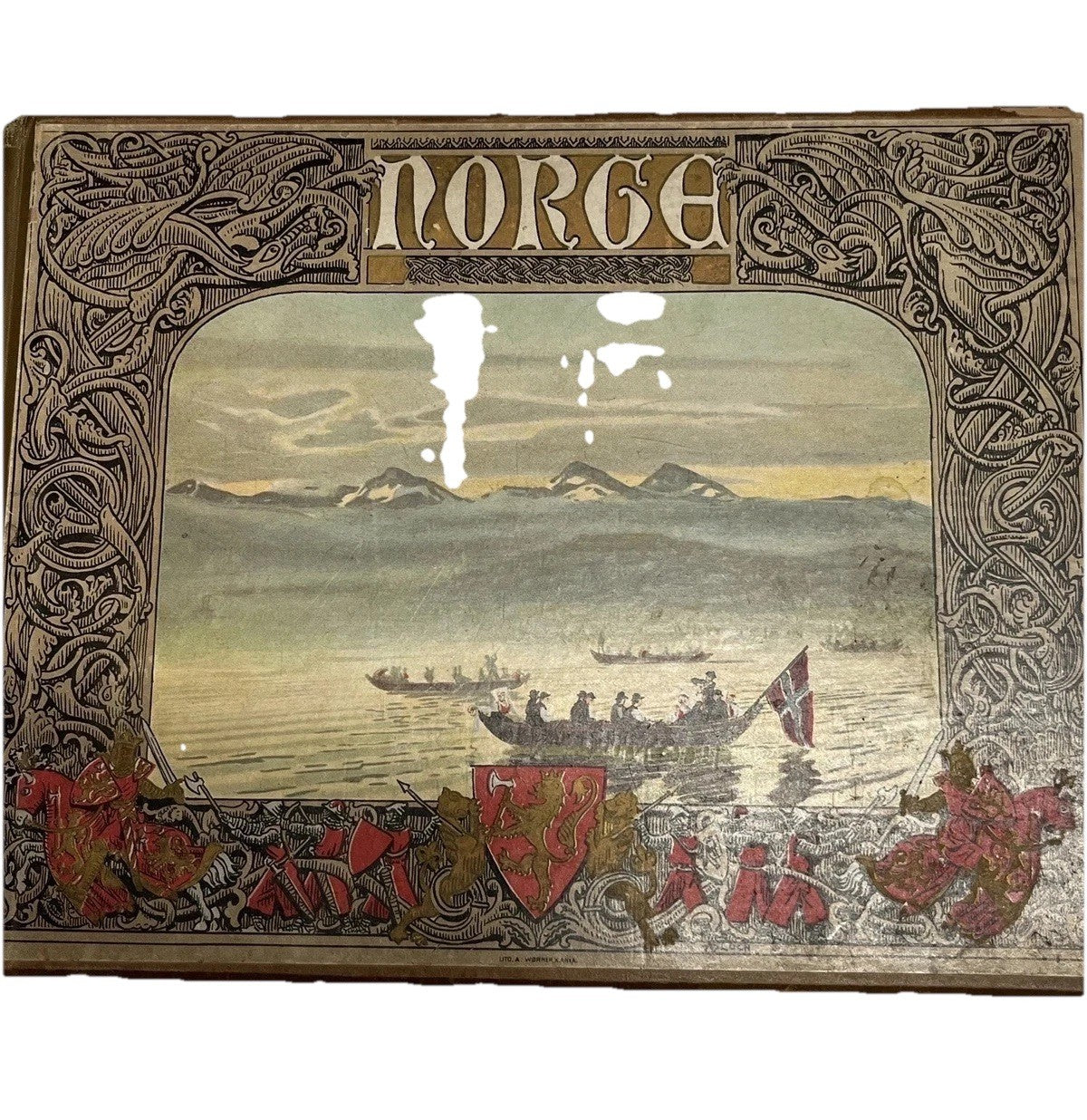 NORGE BILLEDER FRA VORT LANDS VAKRESTE TURIST-TRAKTER Norway Photographs 1906