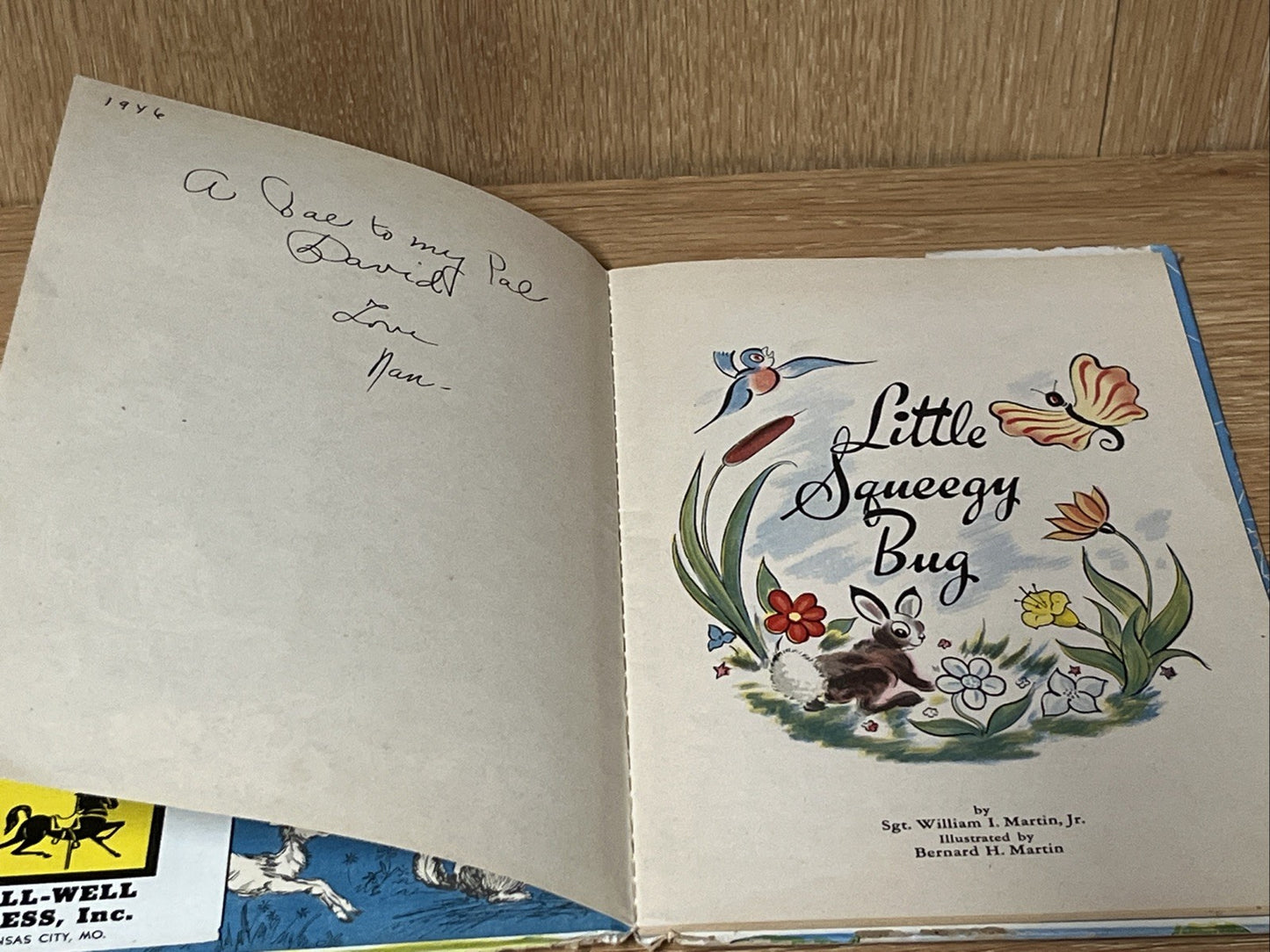 Little Squeegy Bug 1st Edition : A Story Of The Firefly By William L Martin 1945