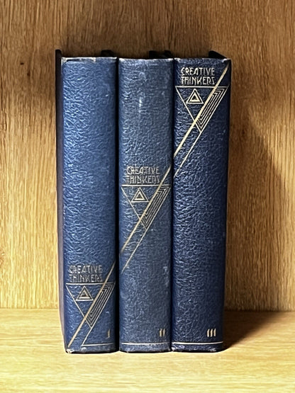 Creative Thinkers : Orientation For Modern Times -3 Vol. Set 1937 First Edition